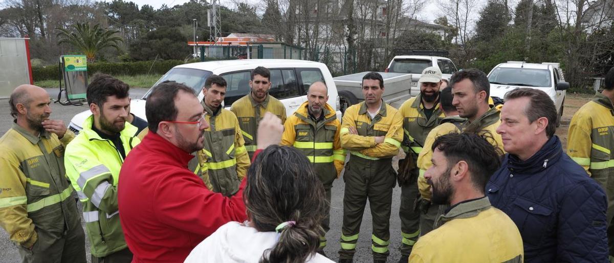 Gran oleada de incendios en Asturias.