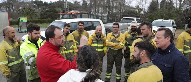 Gran oleada de incendios en Asturias.