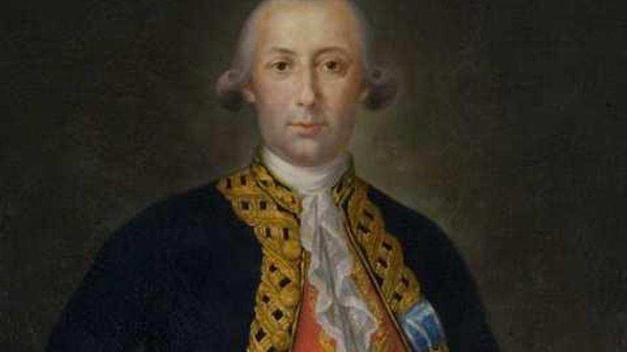 Retrato de Bernardo de Gálvez.