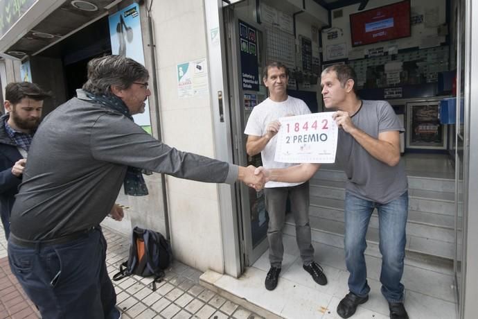 06.01.18 LPGC Premio lotería El Niño 2018.Calle Galicia.Administración 26.Fotos Tony Hernández