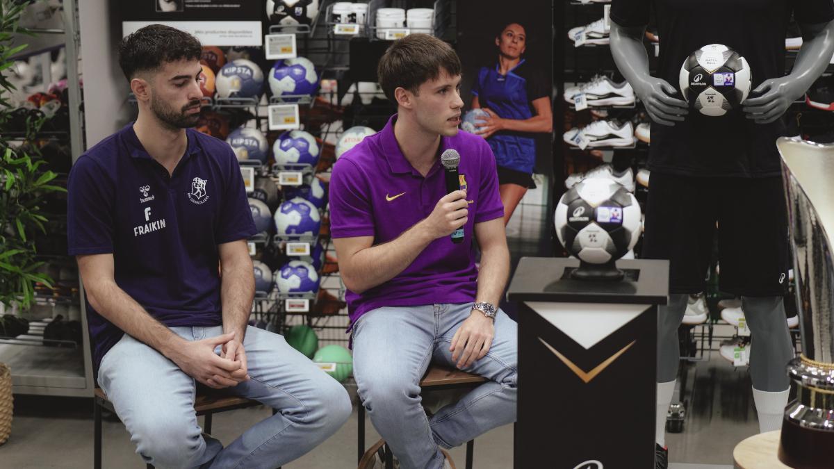 ASOBAL organizó un encuentro con aficionados en el marco del acuerdo de colaboración con Decathlon