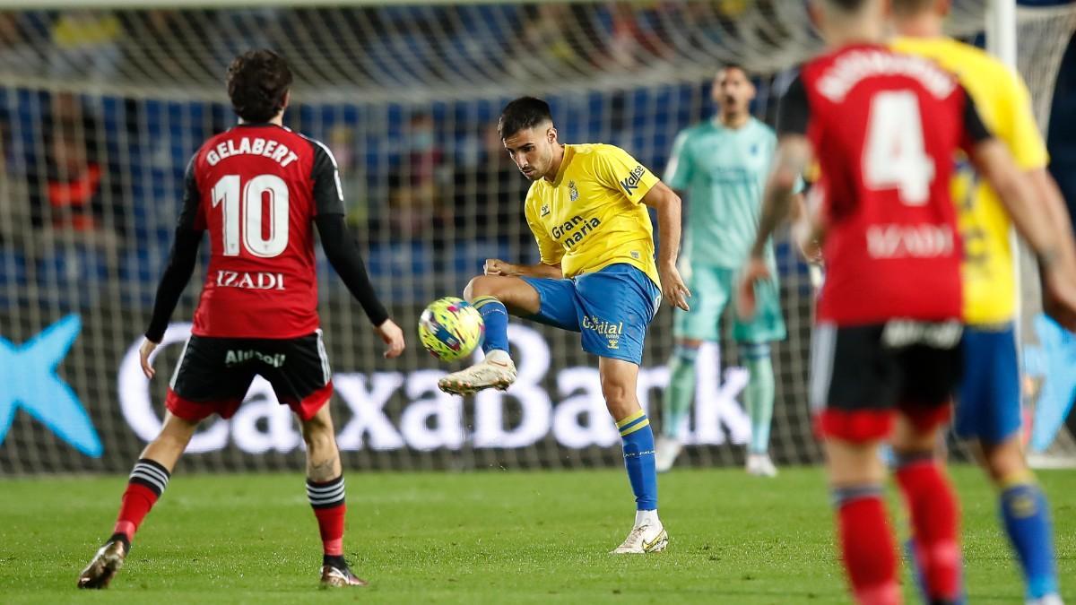 Acción del encuentro entre Las Palmas y Mirandés