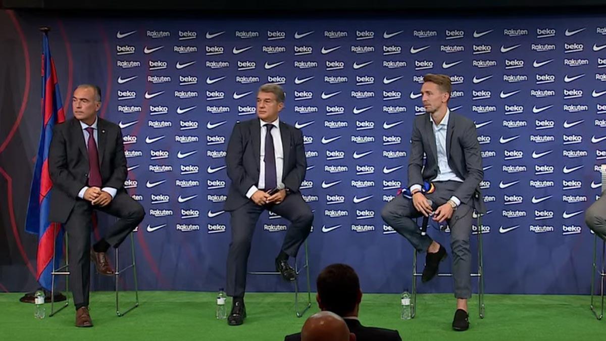 Laporta, sobre Koeman, las salidas, los fichajes y la renovación de Dembélé