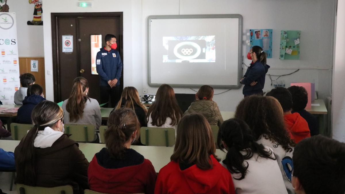 Tod@s Olímpic@s 8 Desarrollo del programa en Montijo.