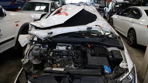 Llibertat provisional per al conductor begut i sense carnet que va causar l’accident de Riudaura en el qual va morir el seu germà