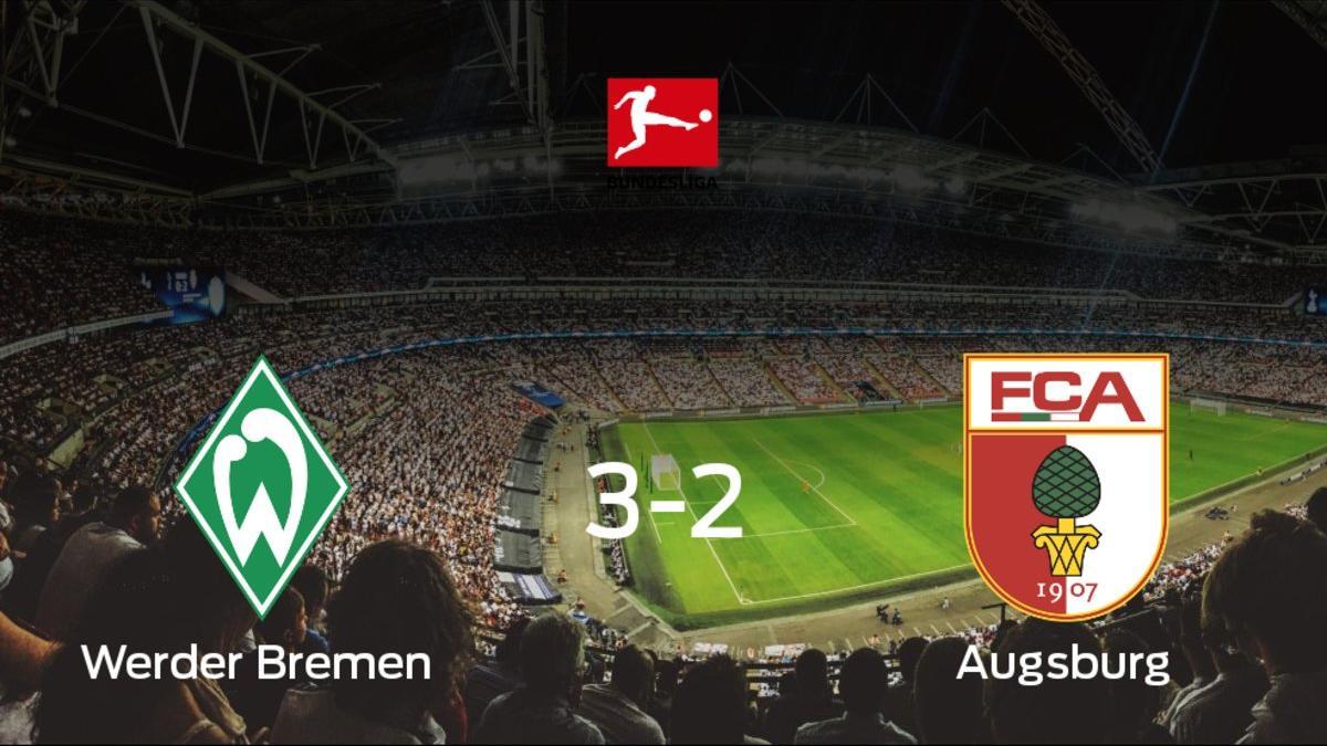 El Werder Bremen gana 3-2 en su estadio frente al FC Augsburg