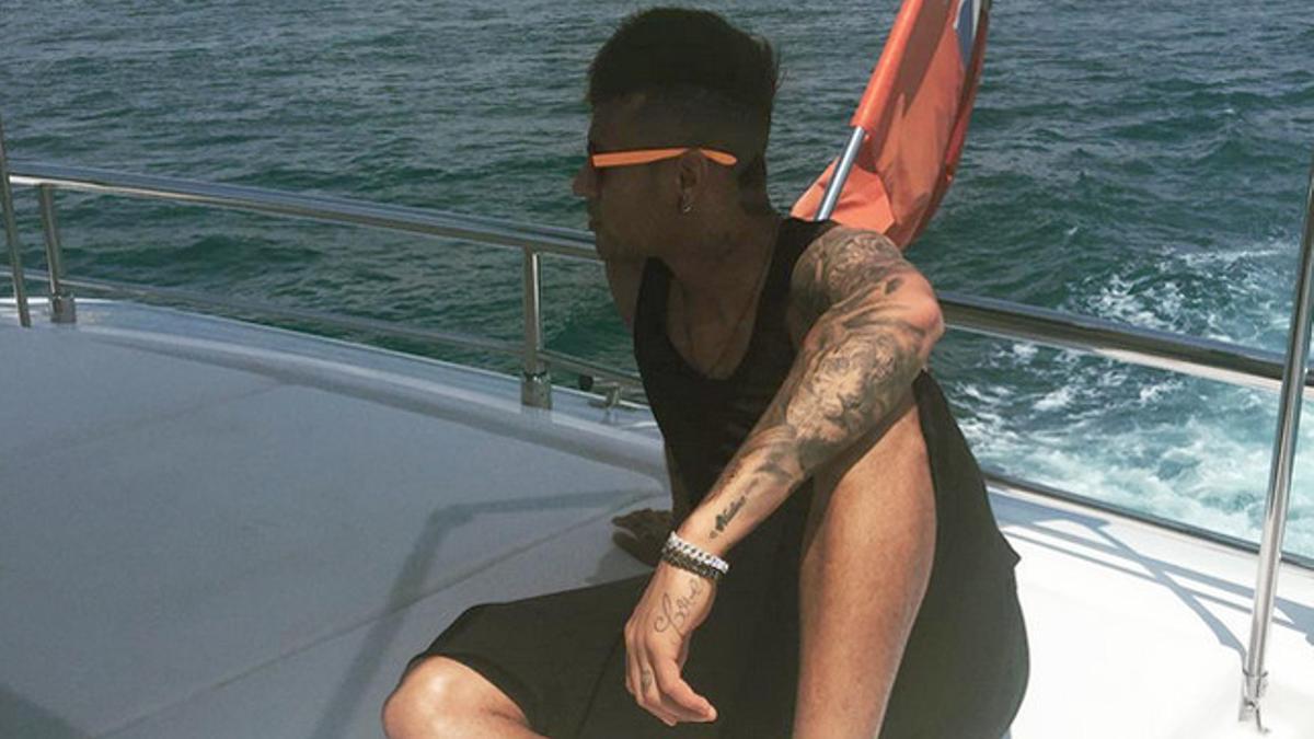 Neymar está en Ibiza