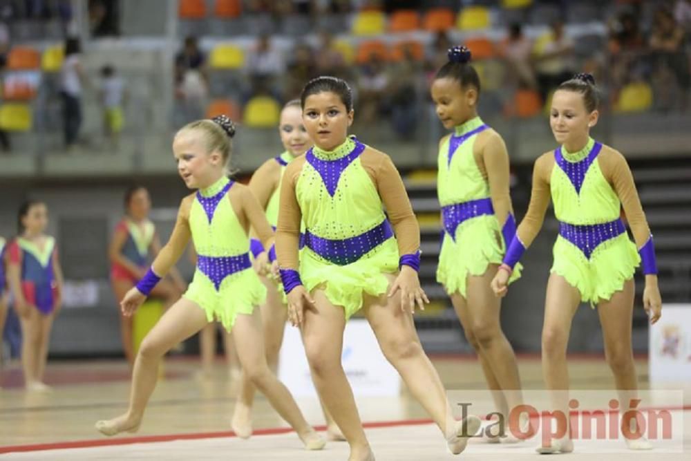 Clausura de las escuelas de Cartagena de gimnasia rítmica y estética de grupo