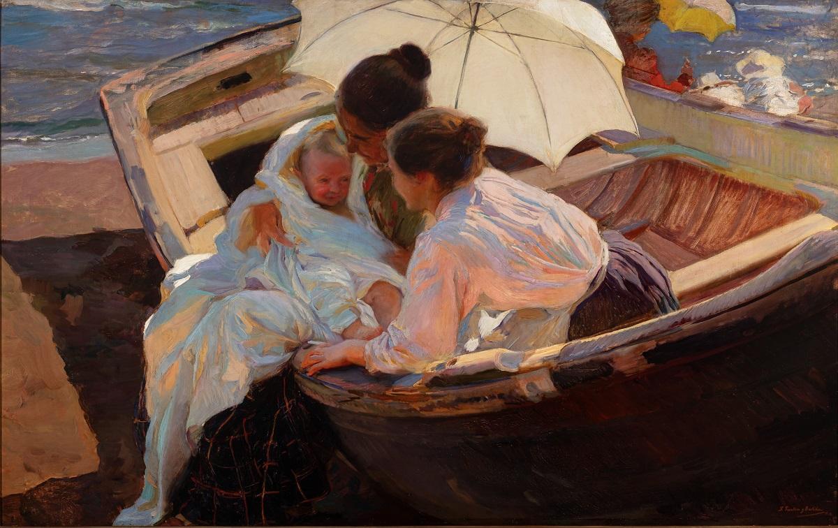 &quot;Después del baño&quot;, pintado por Sorolla en 1902.