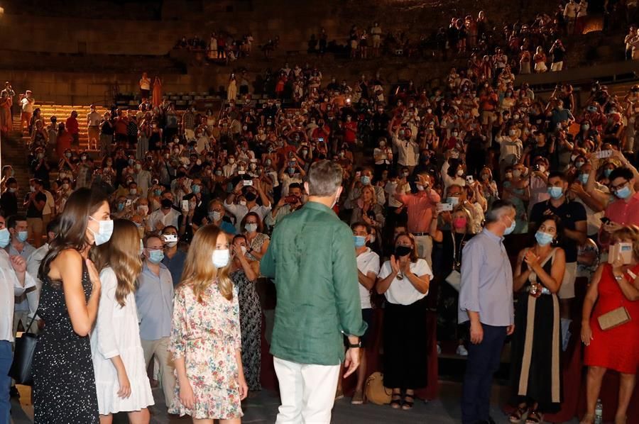 Los reyes asisten al Festival de Teatro Clásico de Mérida