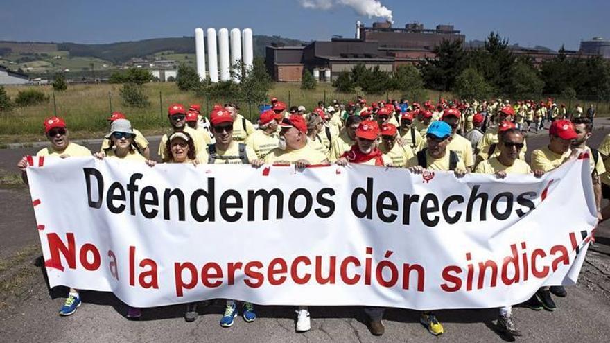 La Audiencia revoca la pena de prisión para los cinco sindicalistas de Arcelor