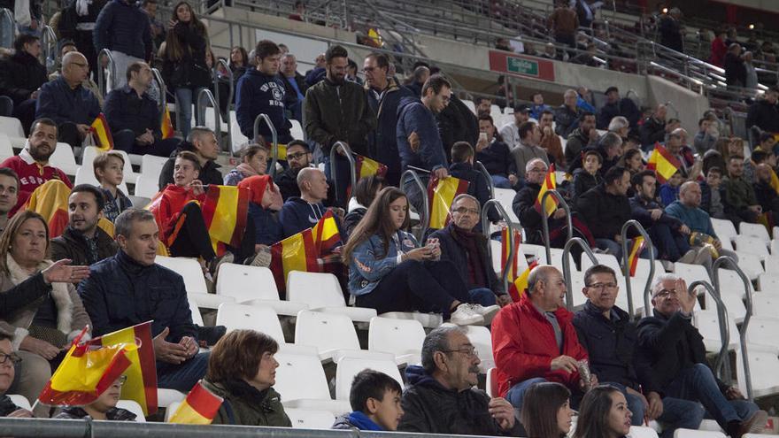 Ambiente del España-Islandia sub-21