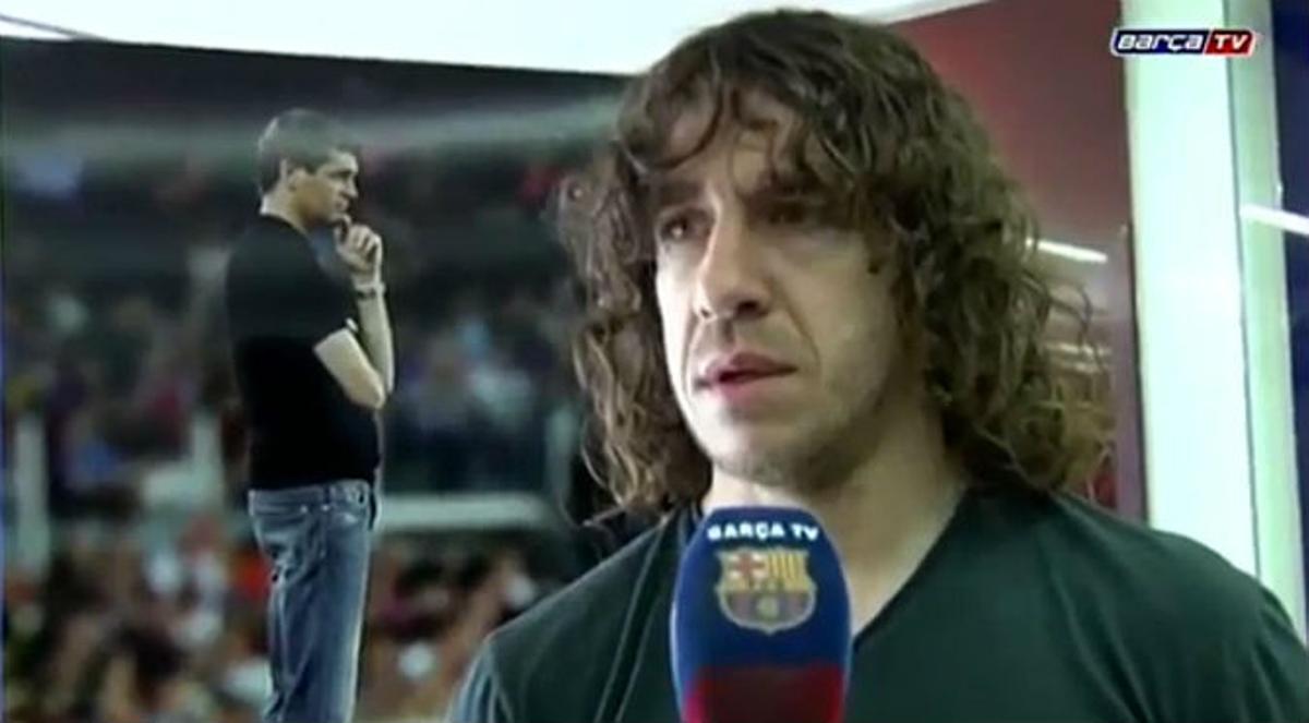 Carles Puyol transmet les seves condolences als familiars i amics de Tito Vilanova.