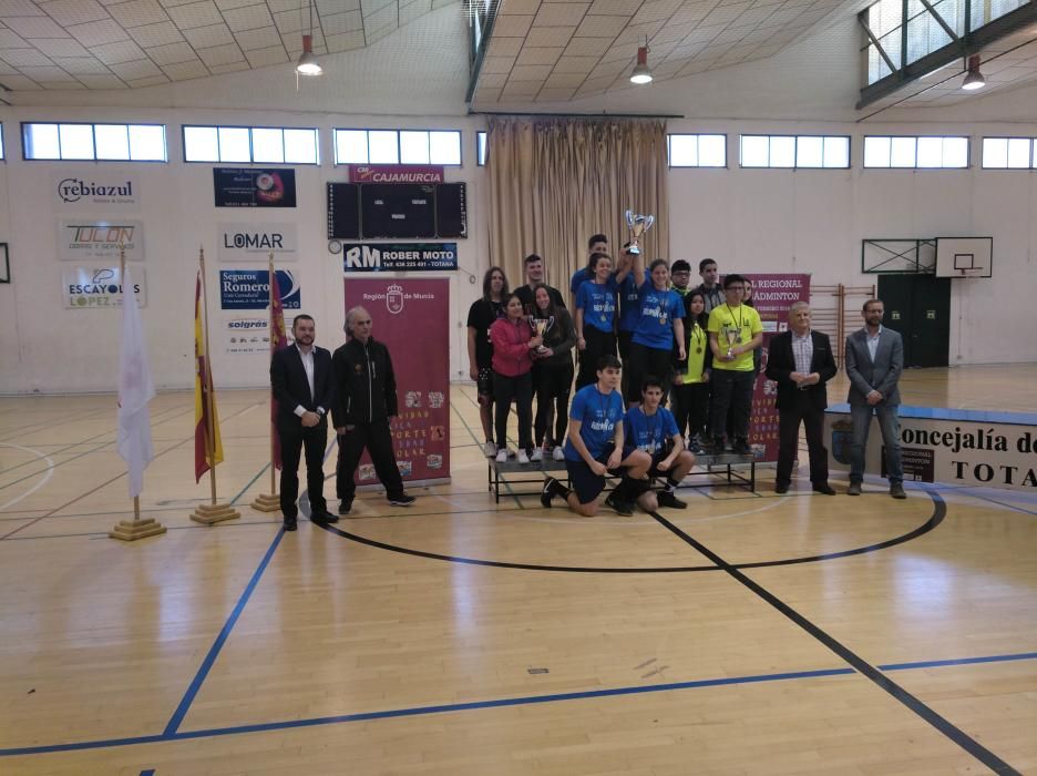 Final Regional de bádminton de Deporte Escolar