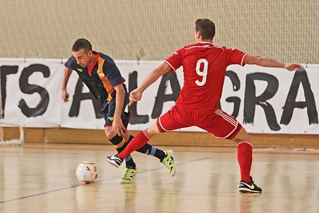 El Catalunya-Hongria de futbol sala al Pujolet