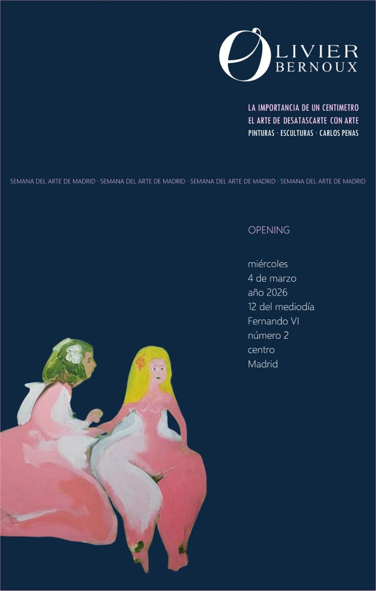 Carlos Penas expondrá en la Maison Olivier Bernoux el próximo mes de marzo