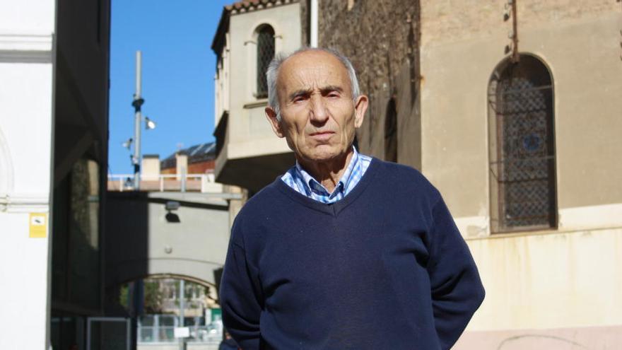 José Agrés en la actualidad, en el patio de la Casa de la Caritat