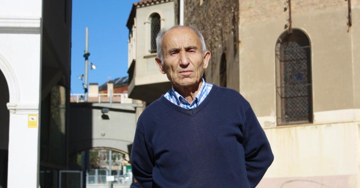 José Agrés en la actualidad, en el patio de la Casa de la Caritat