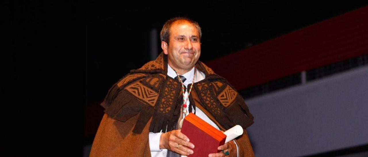 Fernando González Rodríguez, presidente de la cofradía del Santo Entierro. | Javier de la Fuente