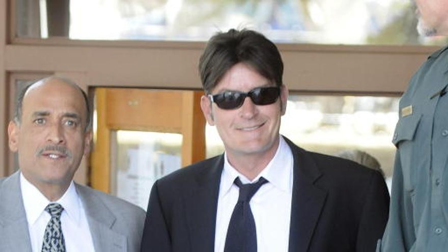 El actor estadounidense Charlie Sheen.