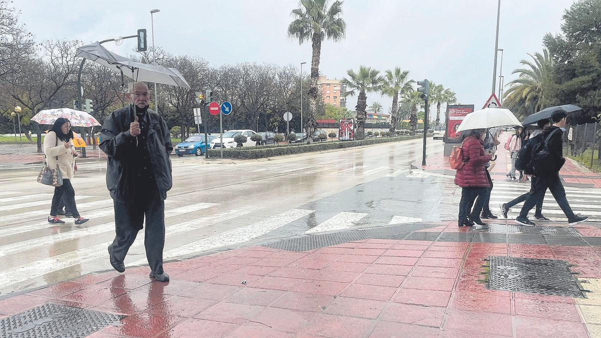 Lluvia en Murcia