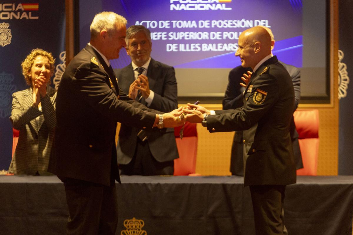 Toma de posesión de José Antonio Puebla, nuevo jefe superior de la Policía Nacional