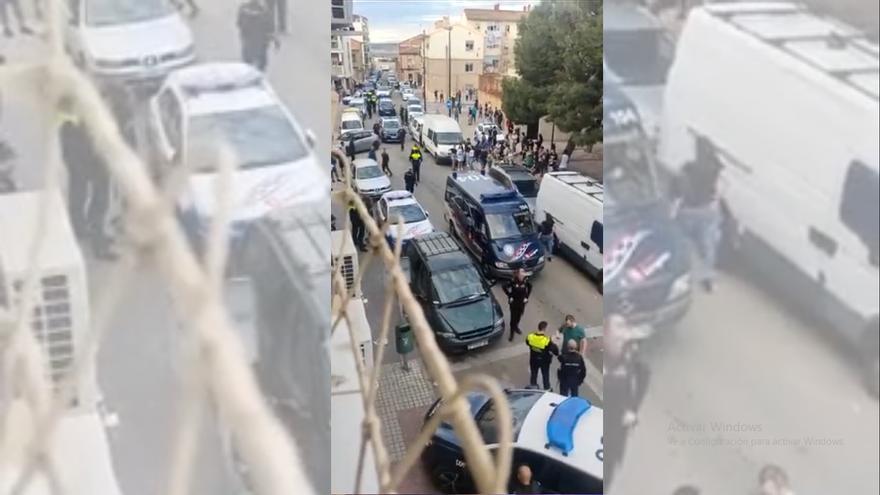 Más de 80 personas salen a la calle para evitar el arresto de un fugitivo en Zaragoza
