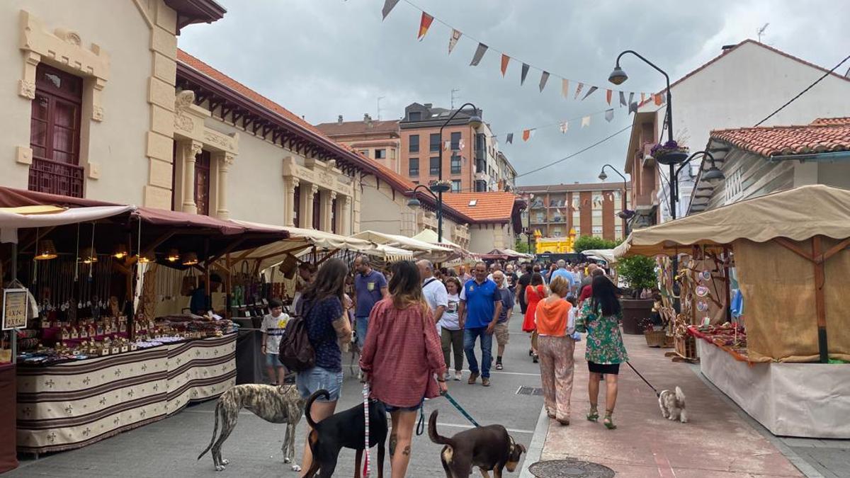Imagen del mercado medieval de Piedras Blancas