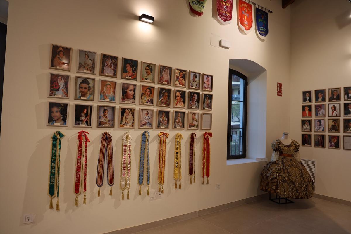 Interior del Museu Faller de Benaguasil tras su rehabilitación.