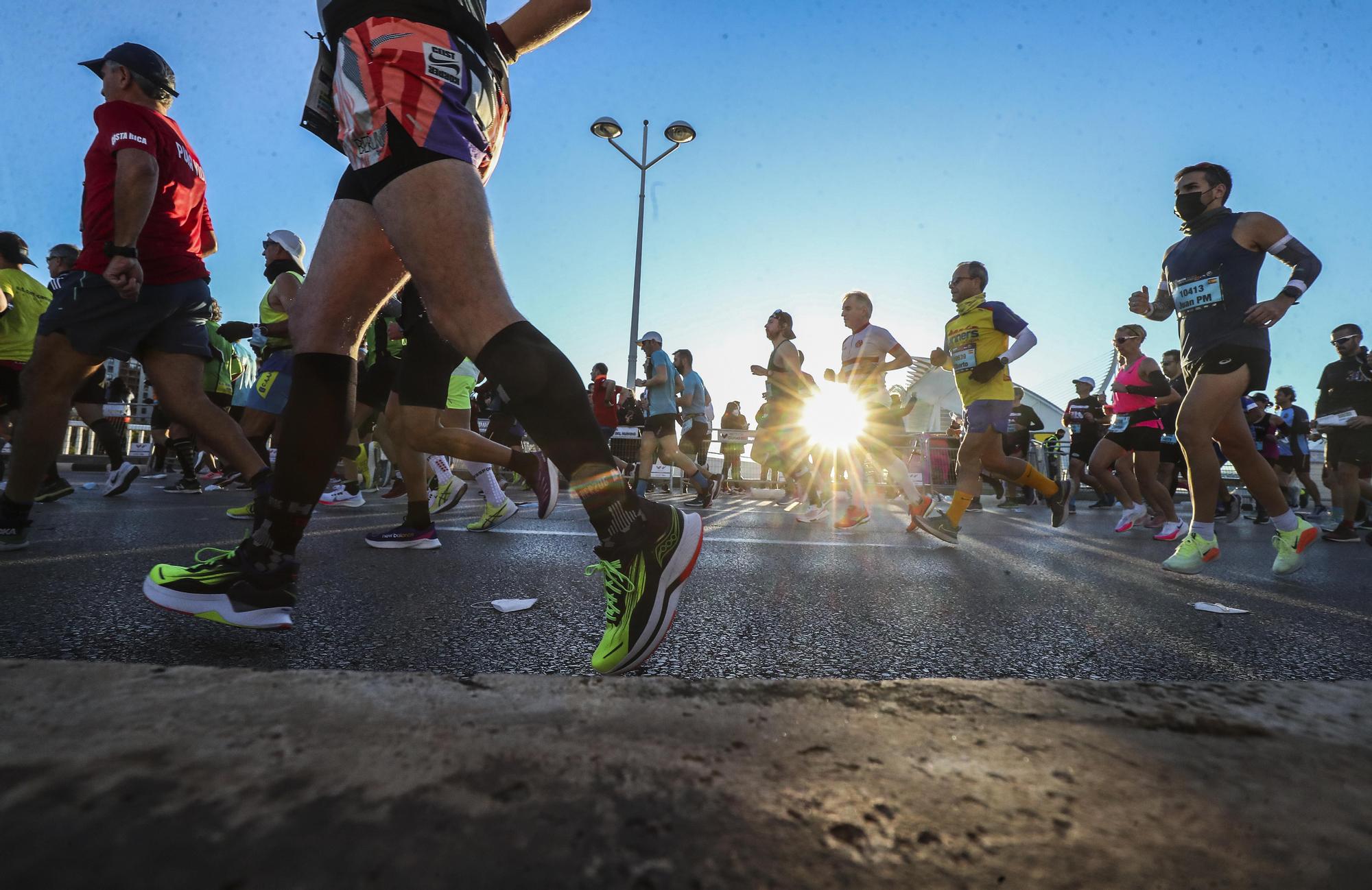 Salida del Maratón Valencia 2021