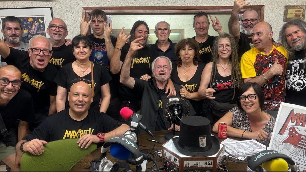 El programa «Max Rock» de Ràdio Sant Joan celebra la festa de final de temporada