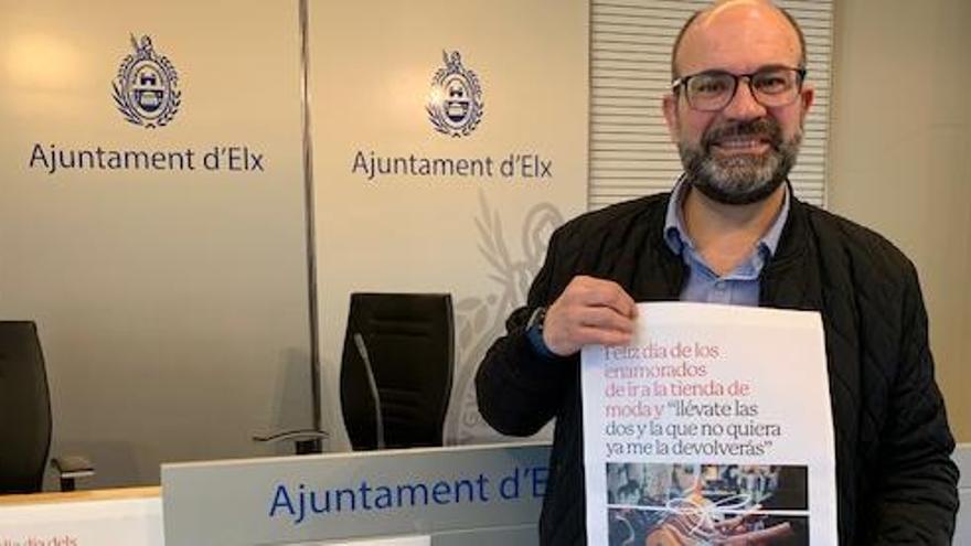 Elche anima a comprar en el comercio local los regalos de San Valentín