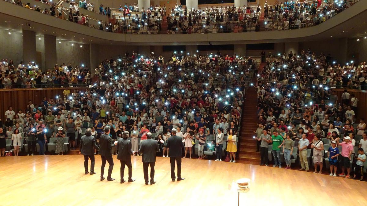 Imagen de uno de los conciertos de su gira de 2017 en el sureste asiático