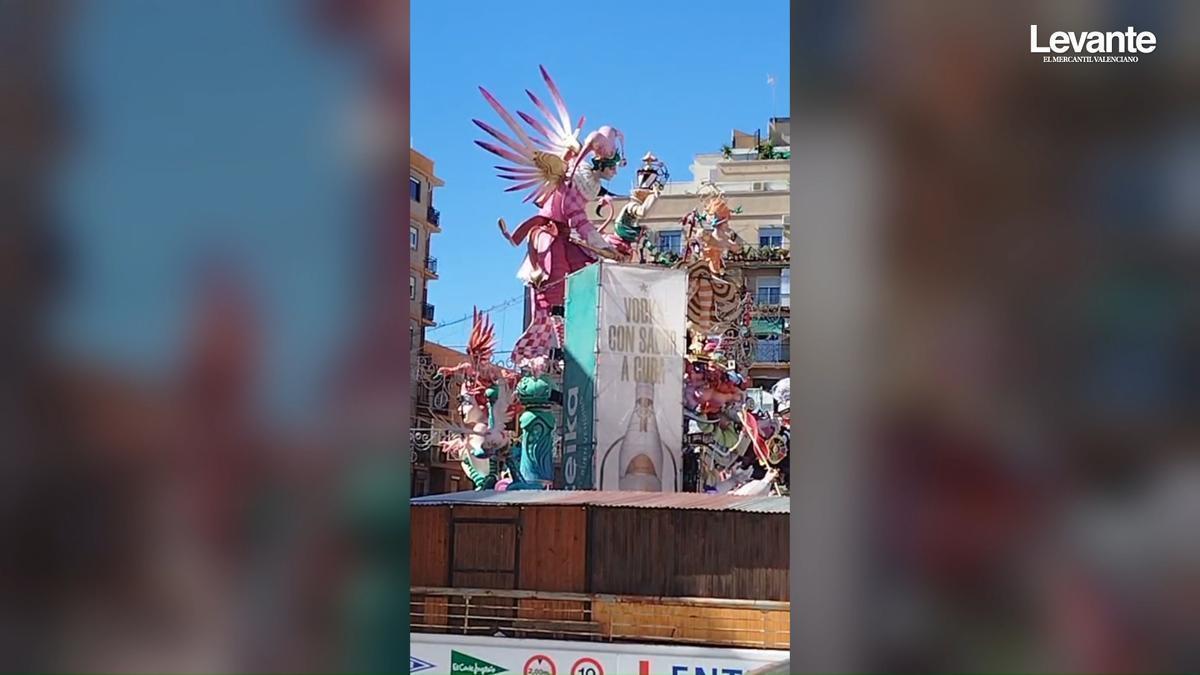 L'Antiga resiste a las rachas de viento de este domingo