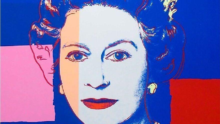 La reina Isabel II inmortalizada por Andy Warhol.