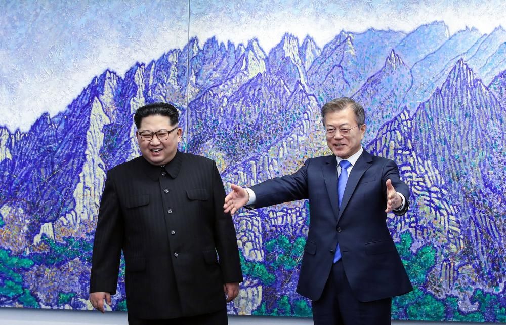 Encuentro entre Kim Jong-un y Moon Jae-in