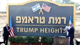 Netanyahu inaugura la colonia en honor a Trump en los altos del Golán