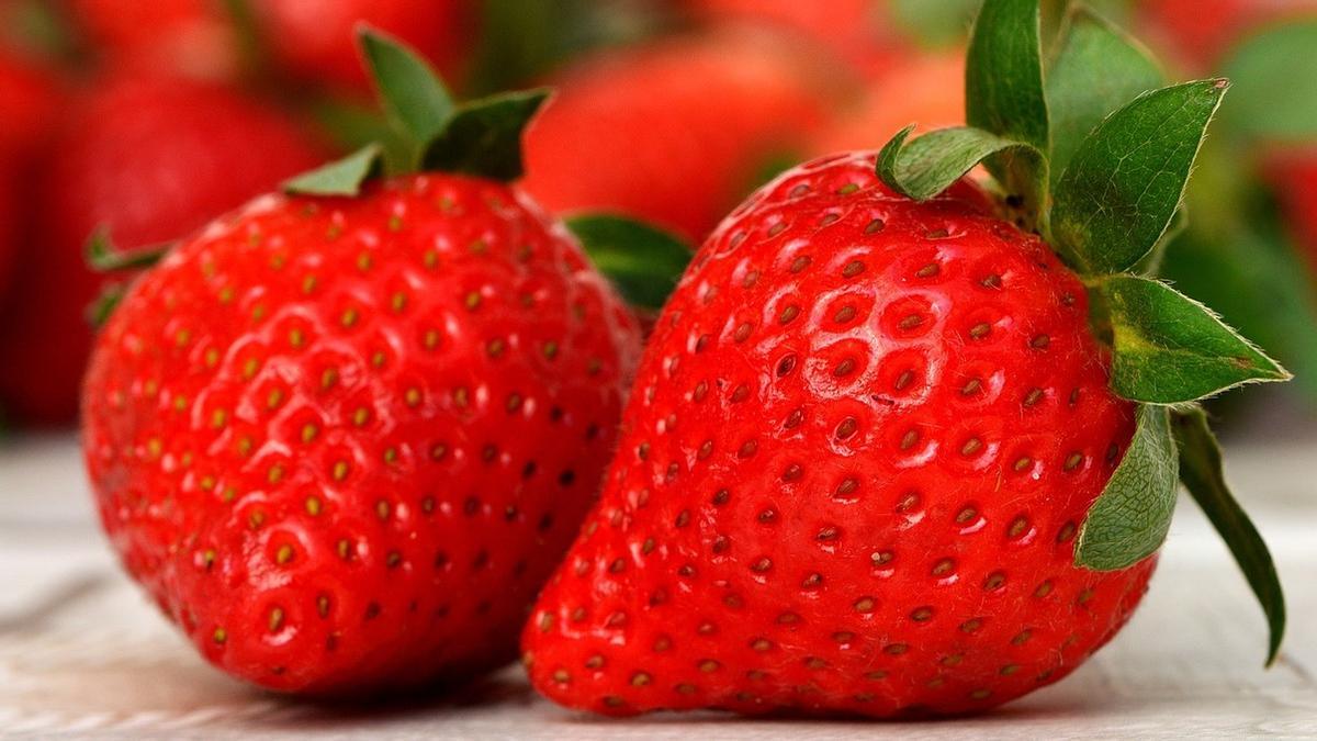 El consumo óptimo de las fresas es en abril y en mayo