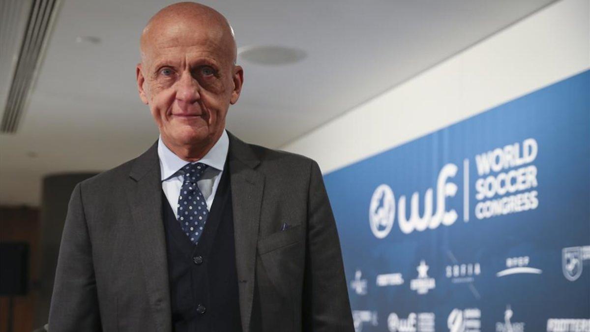 Pierluigi Collina, en el World Soccer Congress