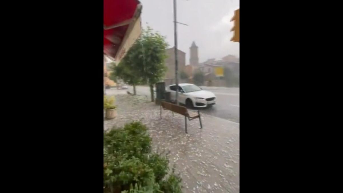 Granizo en Vilaller, Alta Ribagorça