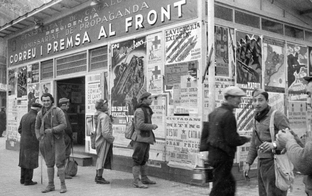 La prensa cobró una especial importancia en el frente durante el conflicto.