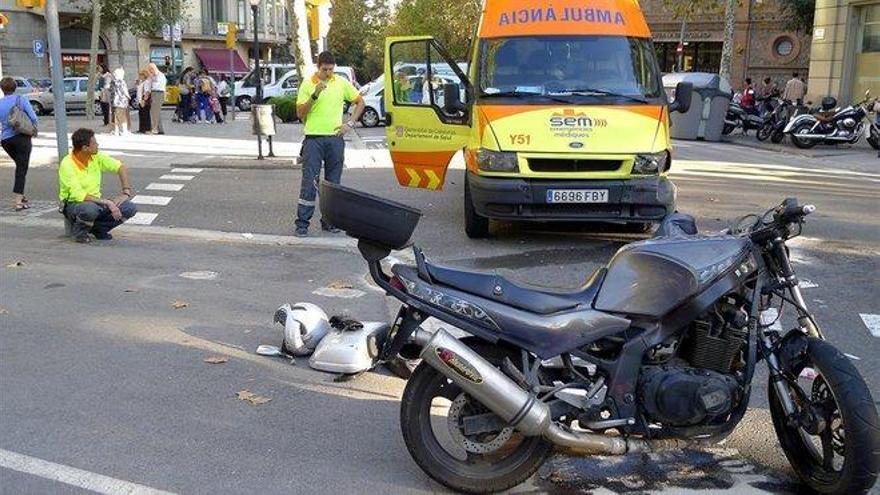 Muere una niña en un accidente de moto en Granollers