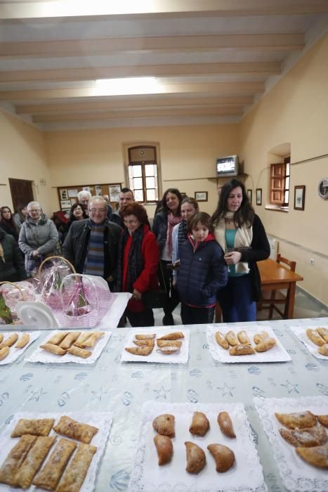 Las bollinas de San Blas pudieron al frío