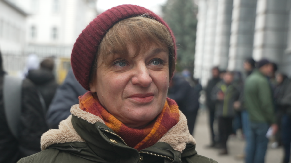 Testimonis de Ucrania de Marc Marginedas en la imagen Olga Kostenko