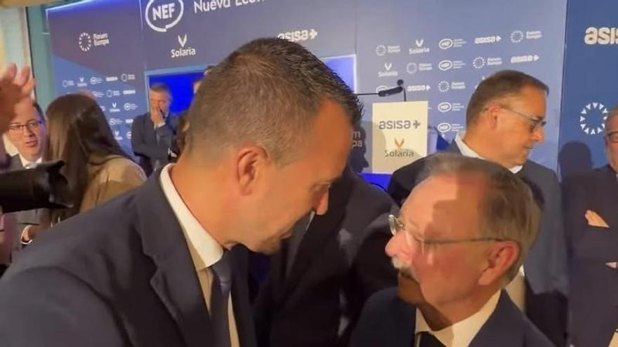 Mompó se 'cuela' también en Madrid para apoyar al presidente de Ceuta