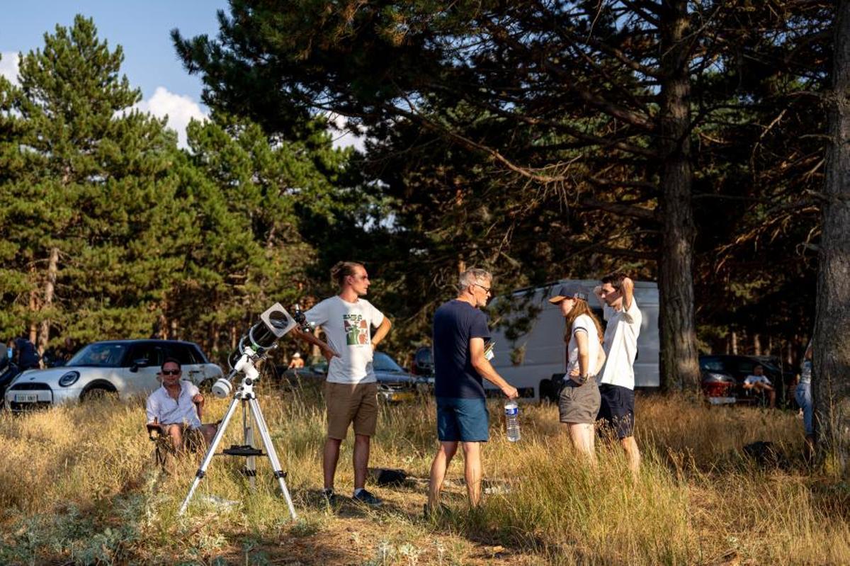 Las primeras imágenes del eclipse Las primeras imágenes del eclipse