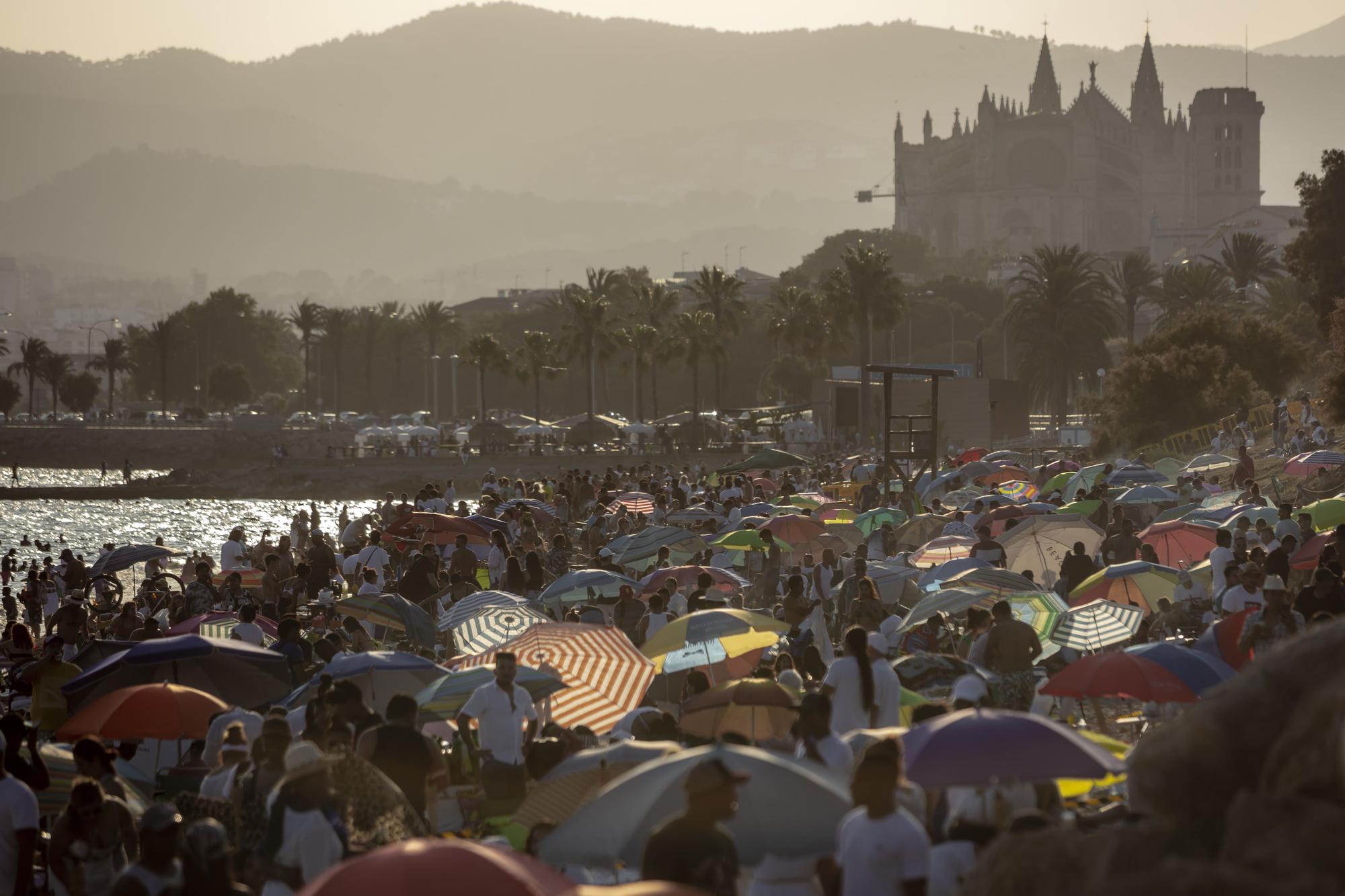 Nit de Sant Joan 2023 auf Mallorca: So magisch war die Nacht am Strand von Palma