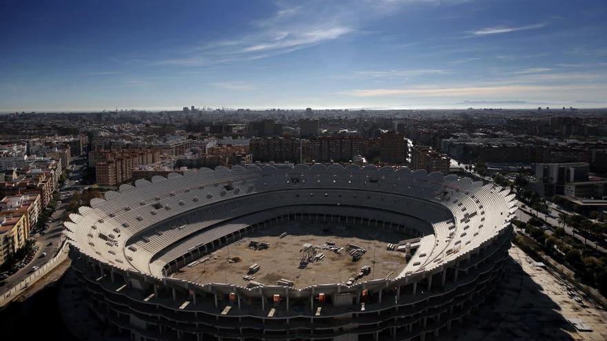 Aspecto del nuevo Mestalla.