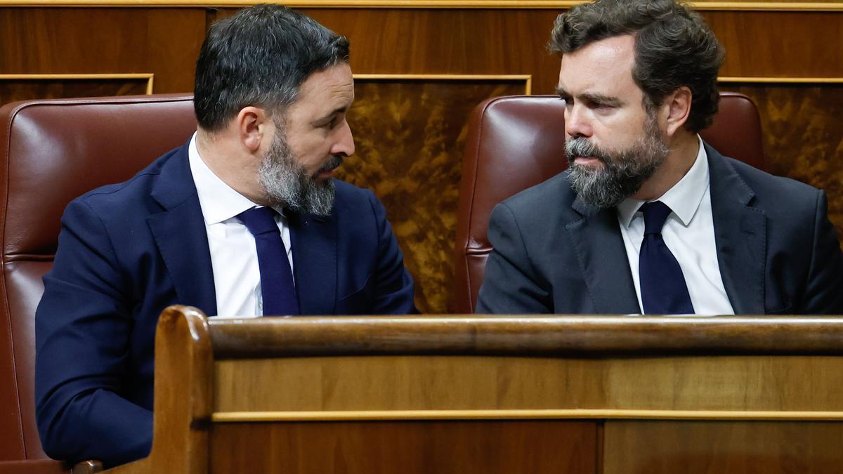 Santiago Abascal e Iván Espinosa de los Monteros.