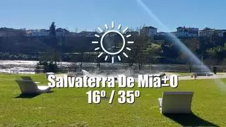El tiempo en Salvaterra de MiÃ±o: previsión meteorológica para hoy, jueves 13 de agosto